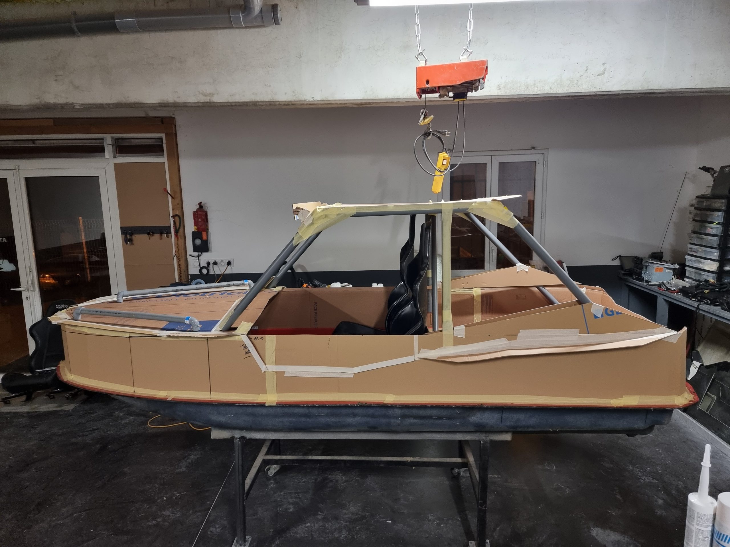 Jet Boat en atelier