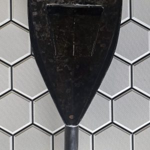 Pagaie Carbone forgée sticker blanc
